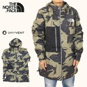 THE NORTH FACE ノースフェイス レプコ ジャケット Repko JACKET アウトドアジャケット ロング丈 ジャケット DRYVENT 防水/防風 迷彩柄 1