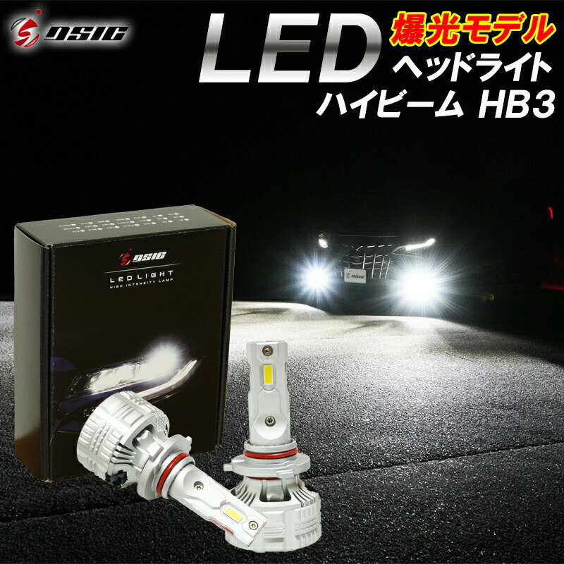 楽天ディーシック LED専門店【15日は最大1500円OFF】E51 エルグランド 前期 後期 LED ヘッドライト ハイビーム用 HB3 爆光 24000LM 車検対応 ホワイト 6,500K 1年保証 左右セット