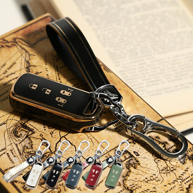 NBOX キーカバー キーケース N-BOX カスタム JF1 JF2 JF3 JF4 キーリング キーホルダー スマートキーケース スマートキー カバー アク...