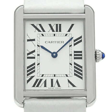 Cartier　カルティエ　タンクソロ　LM　WSTA0028　メンズ　クォーツ　シルバー文字盤　 【中古】【DS KATOU】