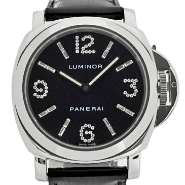 PANERAI　パネライ　ルミノール　ベース　PAM00030　ダイヤモンドコレクション　A番　メンズ　手巻　黒文字盤 【中古】【DS KATOU】