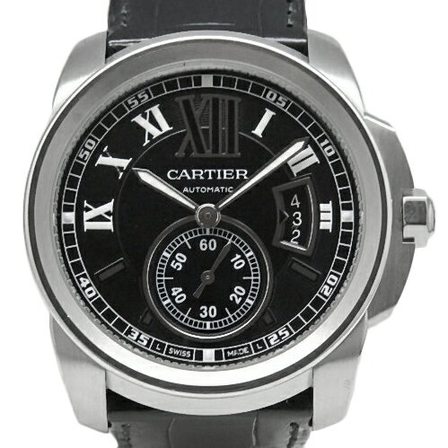 Cartier　カリブル ドゥ カルティエ　W7100014　メンズ　オートマ　裏スケ　黒文字盤　【中古】【DS KATOU】