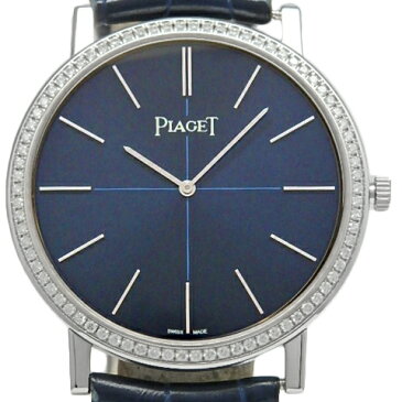 K18WG　PIAGET　ピアジェ　アルティプラノ　GOA42118　アルティプラノ60周年記念360本限定モデル　ダイヤベゼル　メンズ　手巻　青文字盤 【中古】【DS KATOU】