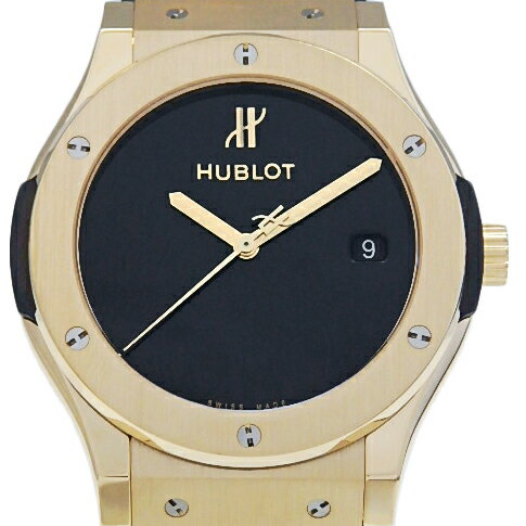 HUBLOT　ウブロ　クラシックフュージョン　1/100　40thアニバーサリー　511-VX-1280-RX-MDM40　メンズ　オートマ　黒文字盤　【中古】【DS KATOU】