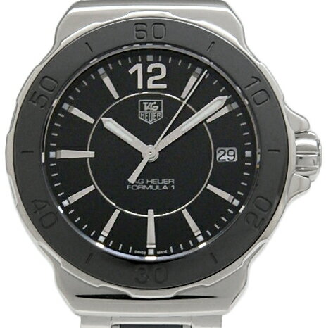 新品同様品　タグホイヤー　フォーミュラーワン　WAH1210　BA0859　クォーツ　黒文字盤 【中 ...