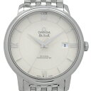 【最大3万円OFFクーポン配布】OMEGA　オメガ　De Ville　デビル　プレステージ　42410402002003　コーアクシャル　クロノメーター　メンズ　オートマ　シルバー文字盤　 【中古】【DS KATOU】