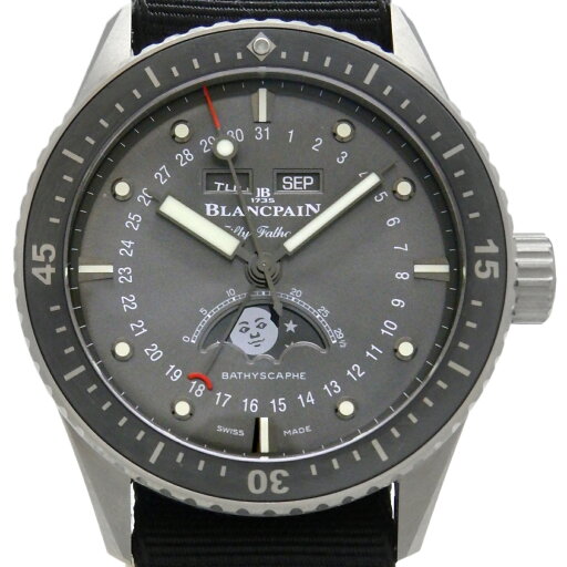 BLANCPAIN ブランパン フィフティ ファゾムス コンプリートカレンダー トリプルカレンダー 5054-1210-G52A メンズ オートマ メテオグレー文字盤 【中古】【DS KATOU】 BLANCPAIN ブランパン フィフティ ファゾムス コンプリートカレンダー トリプルカレンダー 5054-1210-G52A メンズ オートマ メテオグレー文字盤 【中古】【DS KATOU】