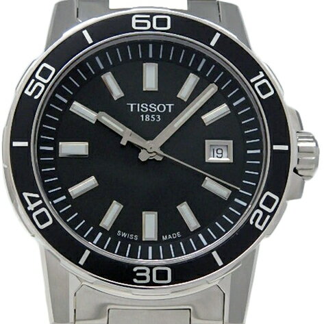 ティソ TISSOT スーパースポーツ T125.610.11.051.00 メンズ クォーツ 黒文字盤 【中古】【DS KATOU】 ティソ TISSOT スーパースポーツ T125.610.11.051.00 メンズ クォーツ 黒文字盤 【中古】【DS KATOU】