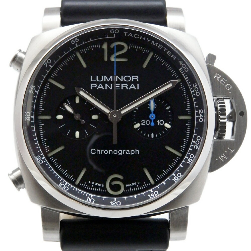 PANERAI パネライ ルミノール クロノグラフ PAM01109 X番 メンズ オートマ 黒文字盤 【中古】【DS KATOU】