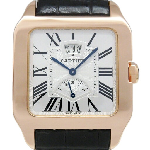 Cartier カルティエ サントス ドゥ カルティエ W2020067 K18RG 手巻 メンズ シルバー文字盤 【中古】【DS KATOU】 Cartier カルティエ サントス ドゥ カルティエ W2020067 K18RG 手巻 メンズ シルバー文字盤 【中古】【DS KATOU】