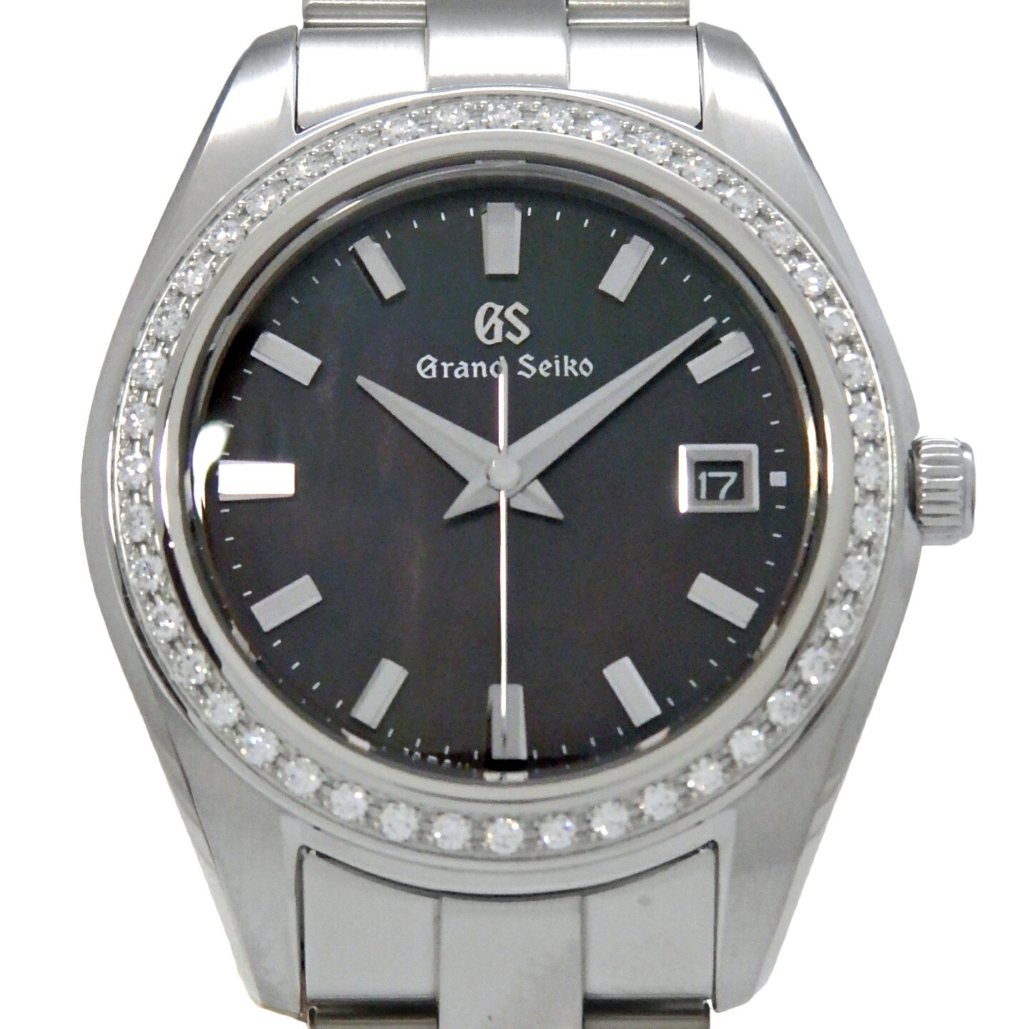 【最大5万円OFFクーポン3/31AM10:00〜】SEIKO セイコー GS グランドセイコー ヘリテージコレクション STGF363 4J52 ダイヤベゼル レディース クォーツ シェル文字盤 【中古】【DS KATOU】