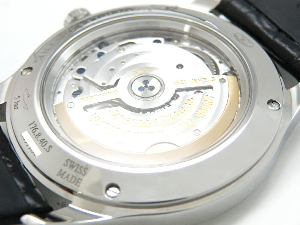 【数量限定高額クーポン8/1〜】ジャガールクルト　マスターコントロール　Q1548420　176.8.40.S　メンズ　オートマ　シルバー文字盤 【中古】【DS KATOU】