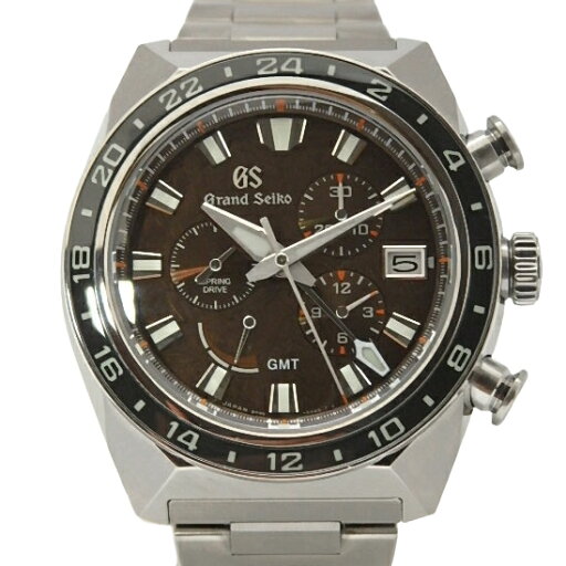 SEIKO セイコー GS グランドセイコー スポーツコレクション スプリングドライブ クロノグラフ SBGC231 9R96 GMT スプリングドライブ20周年500本限定 メンズ オートマ ブラウン文字盤 【中古】【DS KATOU】 SEIKO セイコー GS グランドセイコー スポーツコレクション スプリングドライブ クロノグラフ SBGC231 9R96 GMT スプリングドライブ20周年500本限定 メンズ オートマ ブラウン文字盤 【中古】【DS KATOU】