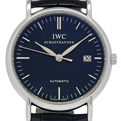 IWC　ポートフィノ　Portofino　IW356305　メンズ　オートマ　黒文字盤　 【中古】【 ...