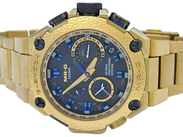 【DS　KATOU】　カシオ　G-SHOCK　ジーショック　MR-G20周年記念モデル　鎚起　MRG　G1000HG　9AJR　ソーラー　電波時計　クォーツ　メンズ　黒文字盤　【中古】