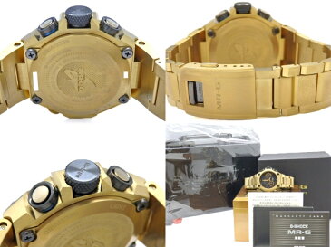 【DS　KATOU】　カシオ　G-SHOCK　ジーショック　MR-G20周年記念モデル　鎚起　MRG　G1000HG　9AJR　ソーラー　電波時計　クォーツ　メンズ　黒文字盤　【中古】