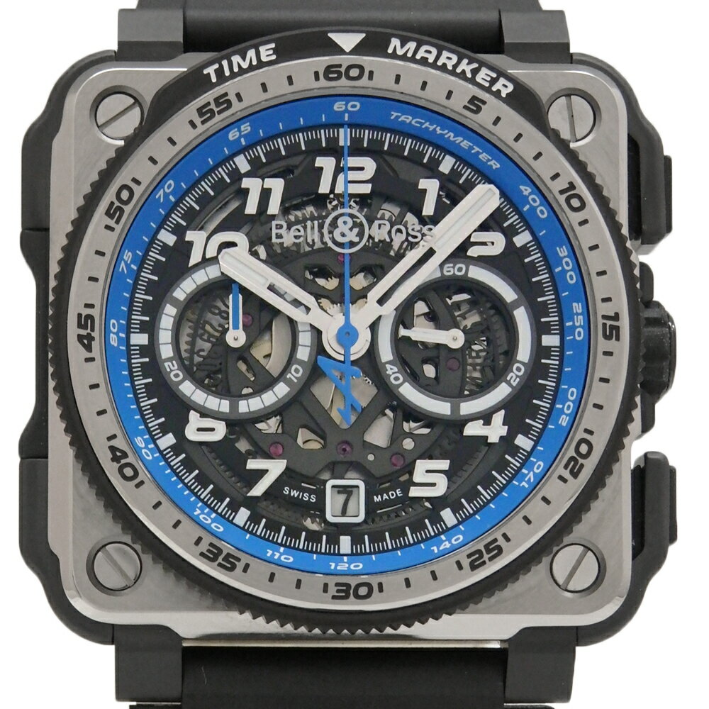 国内正規品　Bell&Ross　ベル＆ロス　BR-X1　BRX1-A521/SRB　BR-CAL.313　アルピーヌ　世界限定50本　クロノグラフ　メンズ　オートマ　スケルトン文字盤 【中古】【DS KATOU】