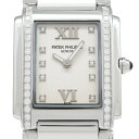 【最大3万円OFFクーポン配布】国内正規　PATEK　PHILIPPE　パテックフィリップ　トゥエンティーフォー　ダイヤベゼル　4910/10A　シルバー 白文字盤 【中古】【DS KATOU】