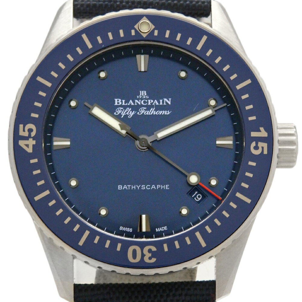 BLANCPAIN　ブランパン　フィフティ ファゾムス　バチスカーフ　B5100-1140-052A　メンズ　AT　ブルー文字盤 