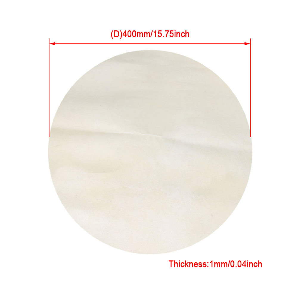 40cm ドラムヘッド 山羊の皮製 12”ボンゴドラム/シャーマンドラム/ジャンベ用 打楽器アクセサリ ベージュ