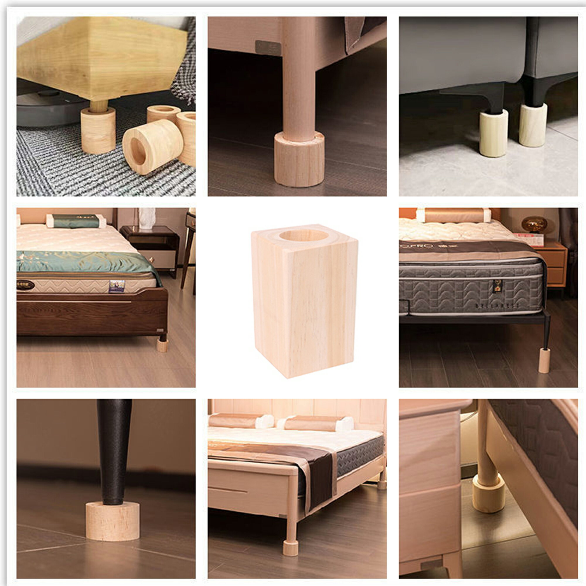 5CM 丸穴 10M リフト高さ 家具 ベッド ソファ 収納 リフト 上げ [2]