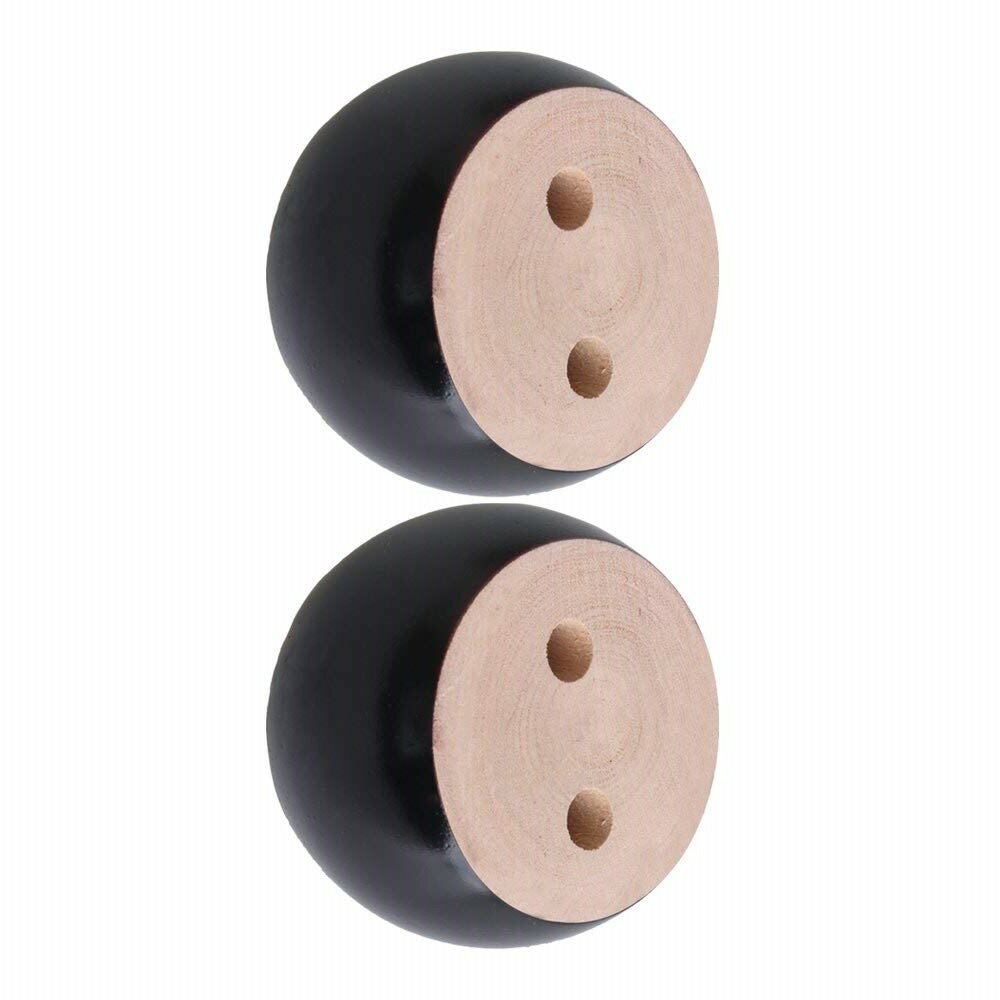 ユーカリ 家具 リフター 4cmx6.7cm ソファー アビネット 家具 パーツ ブラック 4個パック