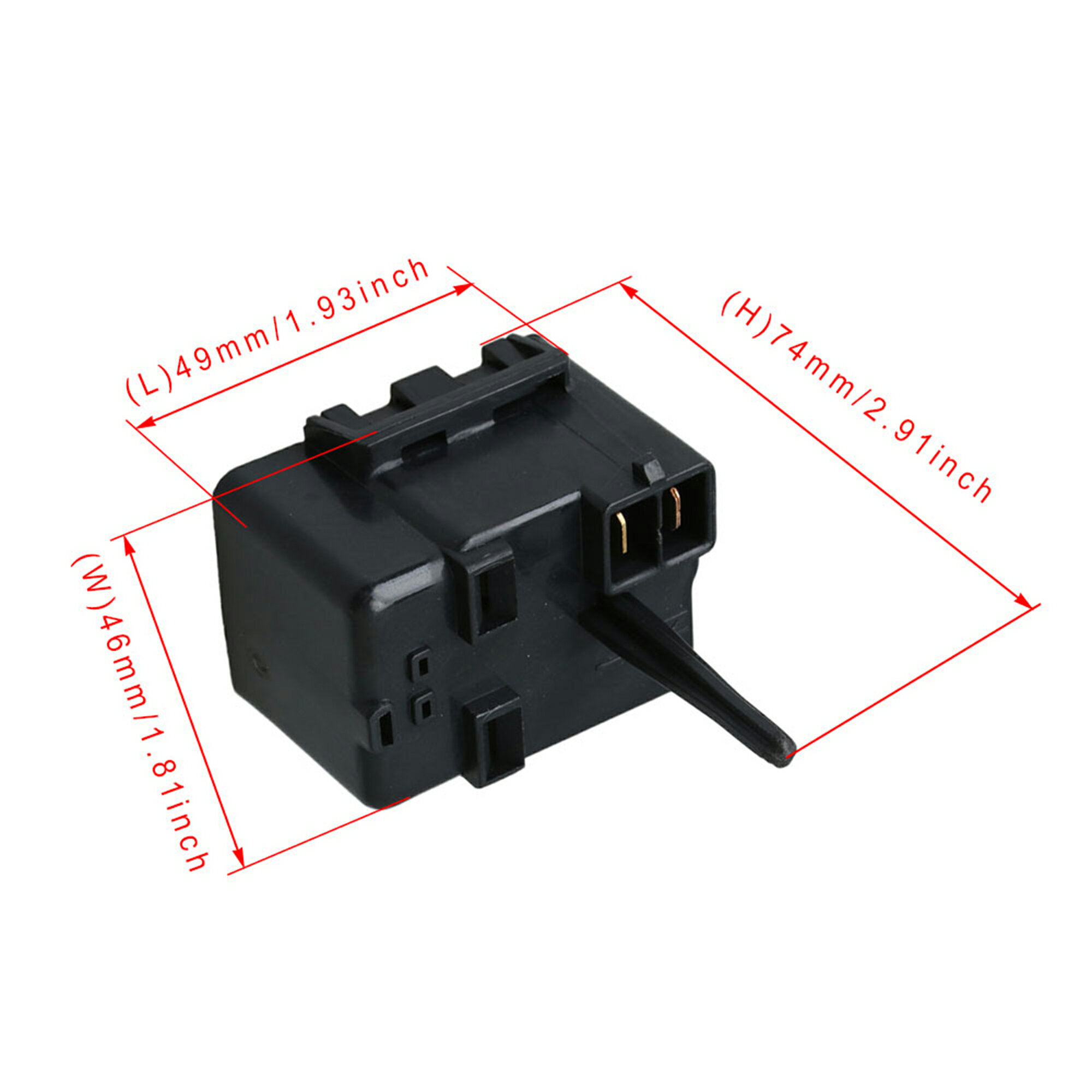 WR07X10097 冷蔵庫用 リレー および 過負荷 アセンブリ 交換部品