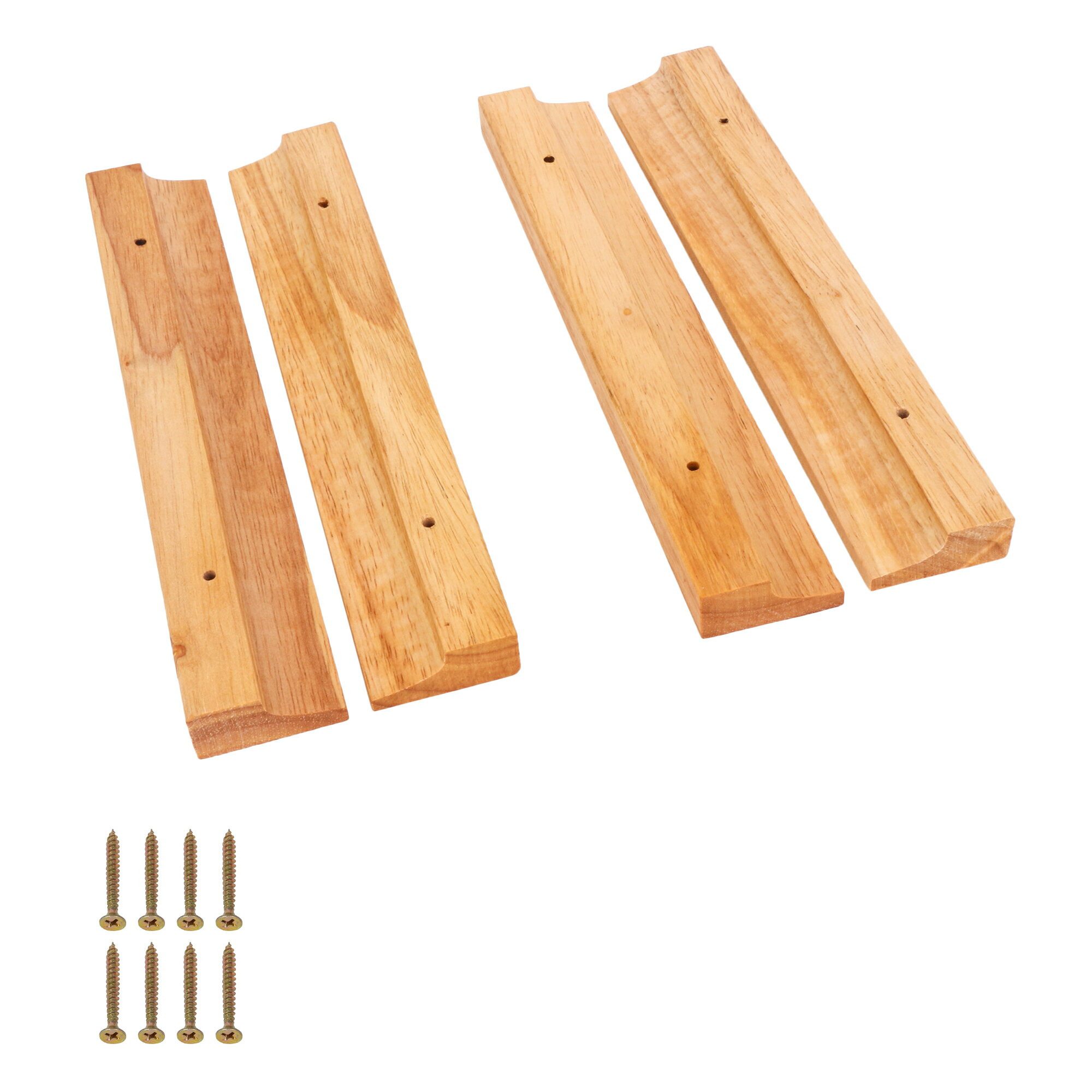 木製 脚付き グラス 収納 ラック ウッドカラー 27.5x4.5CM