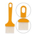 オレンジ プラスチック ハンドル ペイント ブラシ 1.65インチ キャビネット 家具 ペイント用