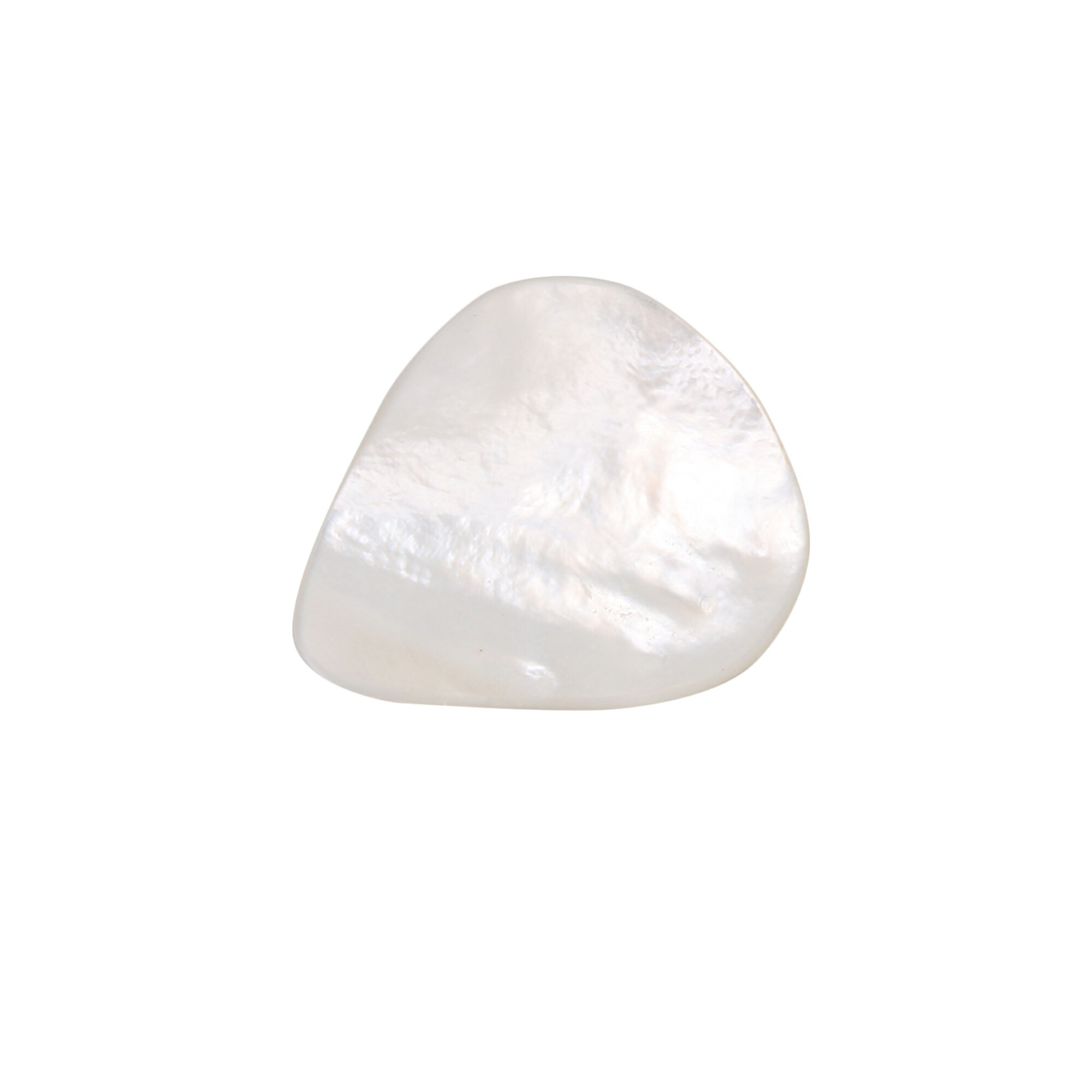 Rakuten - ギターピック ギターアクセサリー 指保護 26x30x1.2mm ホワイトシェル製