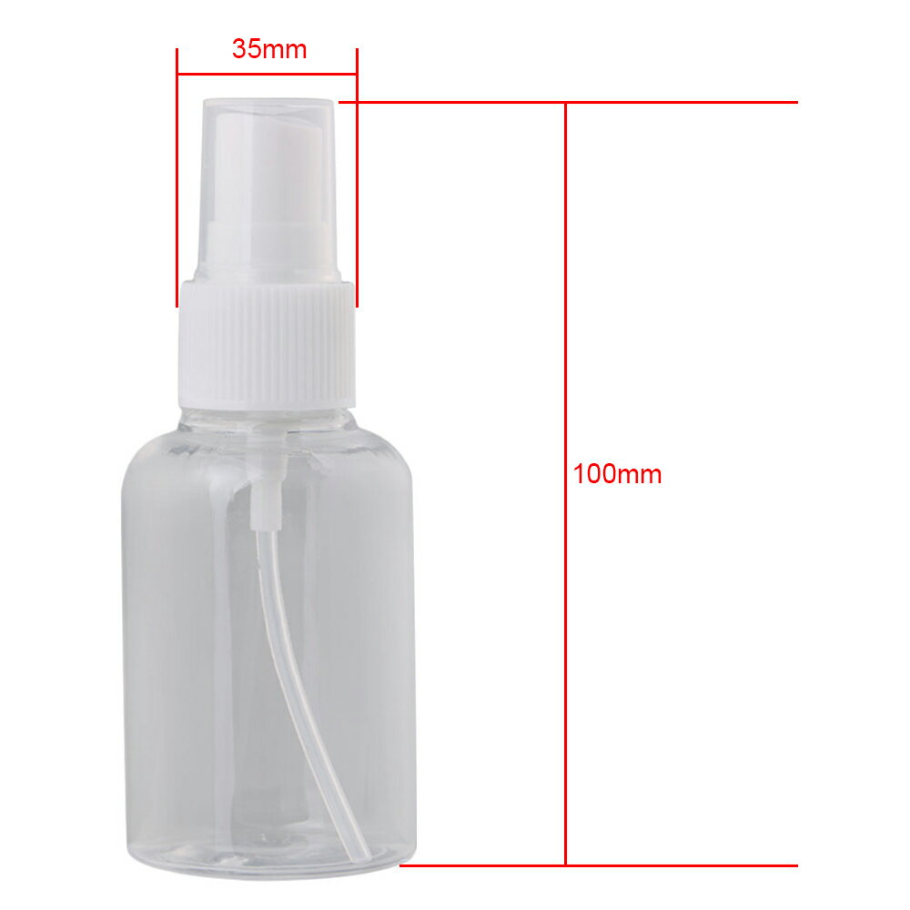 50ML �ץ饹���å� Ʃ�� ���ץ졼 �� ���塼�� �ե����� �ߥ� �ȥ�٥� �ܥȥ� 12�ĥѥå�