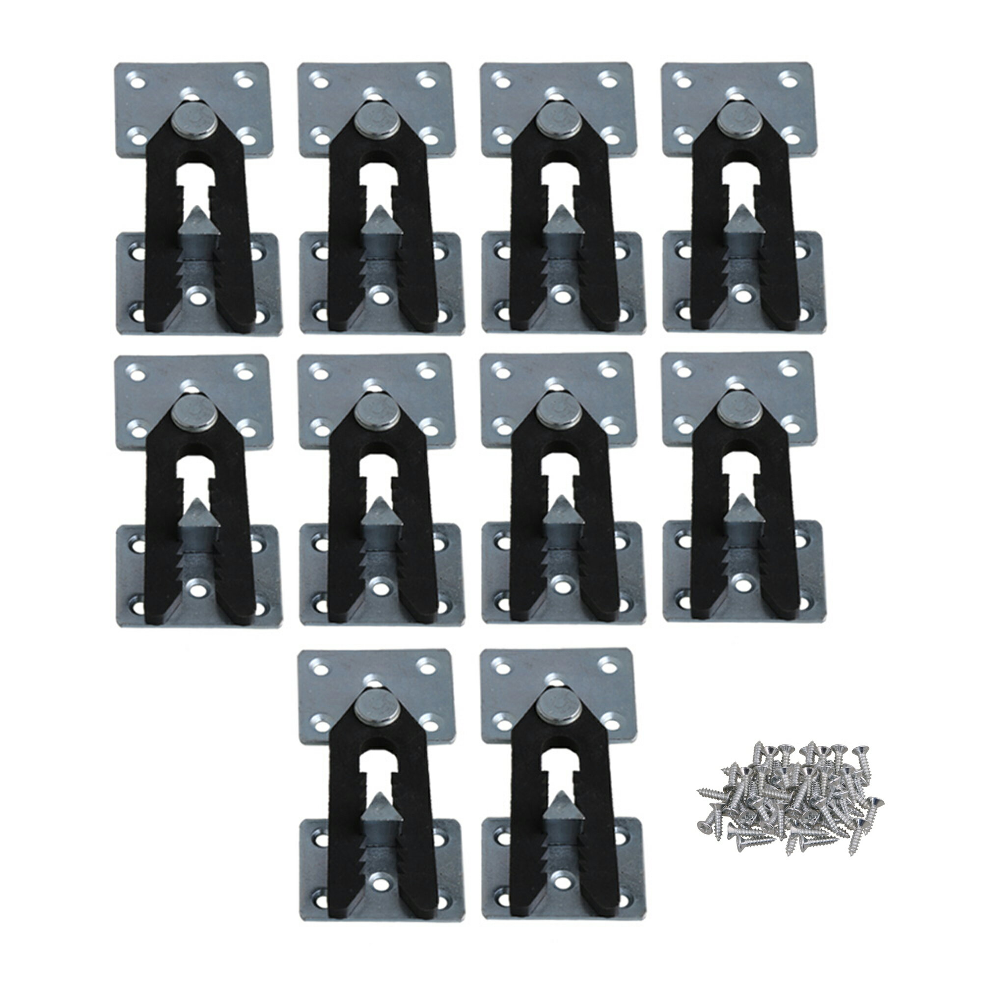 ソファ 連結金具 ソファ 家具 コネクタ 組み立て フック 10個パック