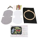 8.5cm 手刺繍 diy 素材 バッグ ザクロ ゴールド バッグ 初心者向け ギフトに最適
