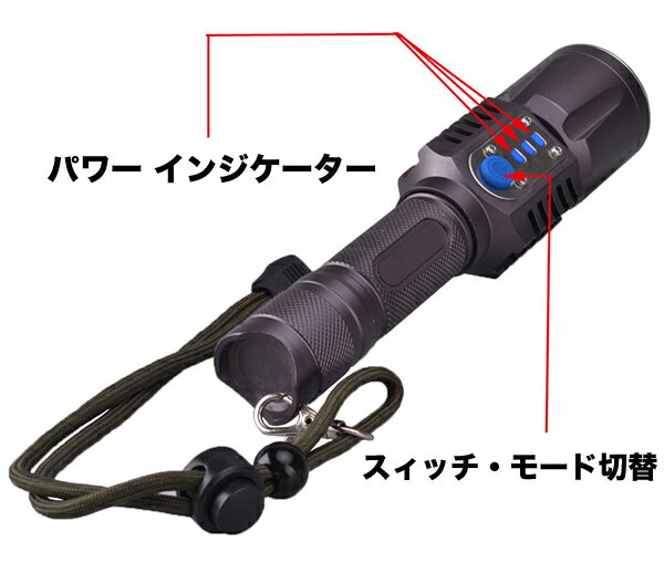 LEDハンディライト2400lm