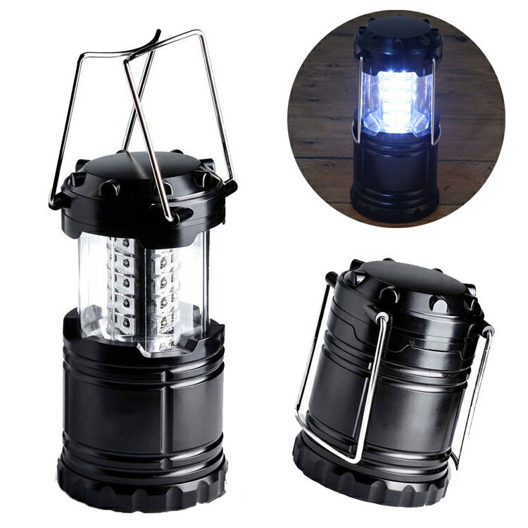 LEDランタン 30LED 白色光 単1電池3本使用 アウトドア キャンプ 防災 夜釣り ランタン 懐中電灯 ランタンのサムネイル