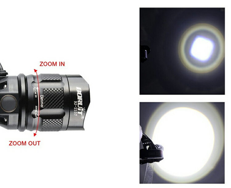 最新 CREE XM-L2 ヘッドライト 2400ルーメン USB型 2本用充電器付き + USBケーブル別売りTrustFire 保護回路付き18650リチウムイオン電池(3400mAh) * 2通販格安セール情報 楽天 通販