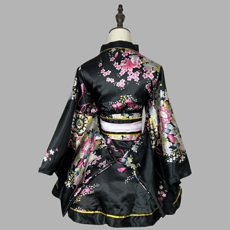 3色 フリル 着物ドレス 浴衣 コスプレ衣装【...の紹介画像3