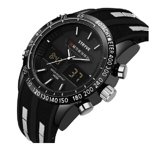 男性腕時計 トップブランドの高級男性 腕時計 ラバー LED デジタルクオーツ スポーツウォッチ 防水 ダイバーズウオッチ