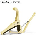 Kyser X Fender Quick Change Capo KGEFOWA Olympic White カイザーxフェンダー エレキギター用カポ