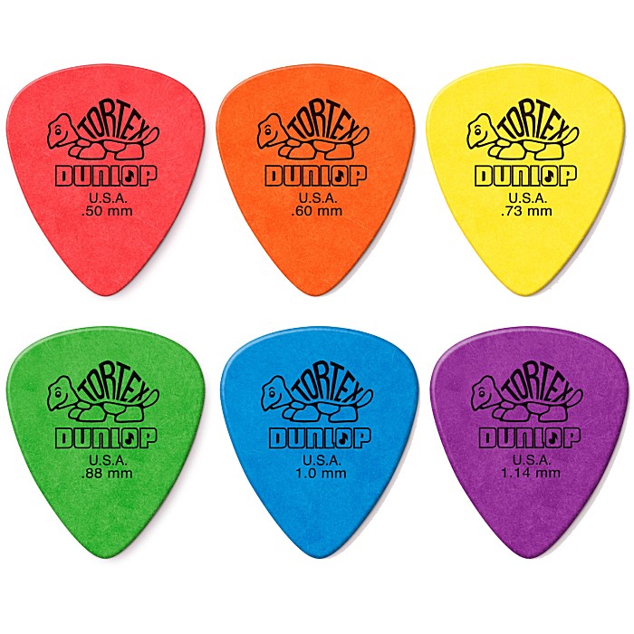 6/12/36祻å Jim Dunlop Tortex Standard 418 å ԥå 0.50/0.60/0.73/0.88/...