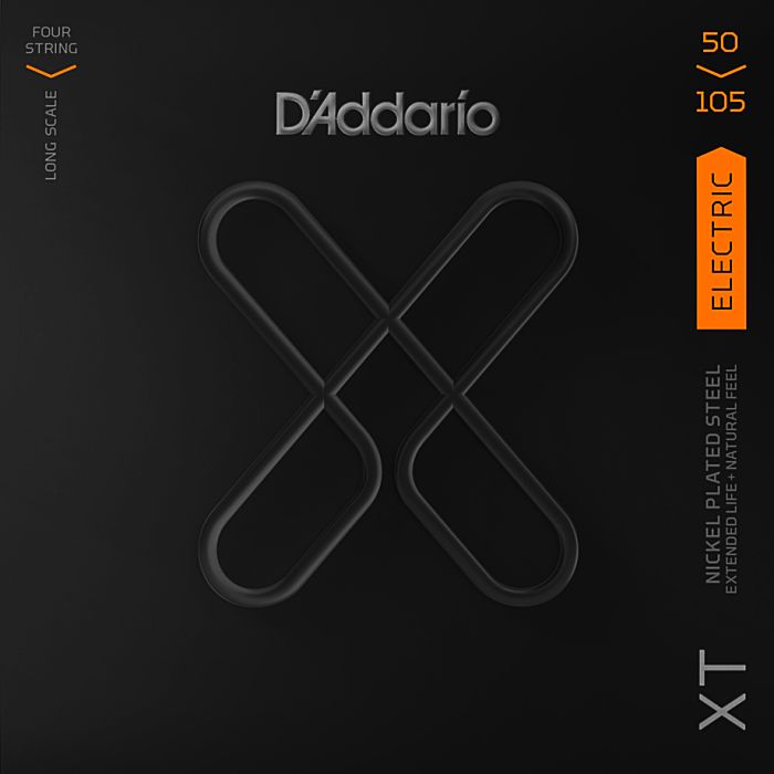 0.50 - 1.05 - D'Addario XTB50105 XT Nickel 050-105 Long Scale ダダリオ コーティング弦 ベース弦