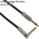 Live Line Stage-Fit Series 1m SL Black ライブライン パッチケーブル LEF-1MS/L(2)