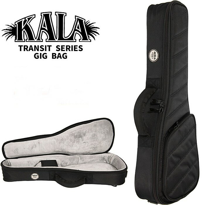 KALA Transit Series Gig Bag for Ukulele カラノウクレレ用ギグバッグ/ソプラノ/コンサート/