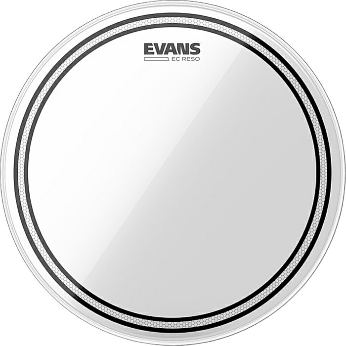 10mil のウルトラクリアフィルムを使用したボトム専用ヘッドです。EVANS 独自の倍音コントロールリングを装着し、ピッチを整えやすく、ダイナミックレンジを広げヌケの良い中域と、ドラムの自然なサウンドを引き出します。