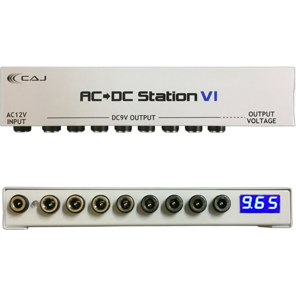 電源トランスの発生するAC(交流)電源をDC(直流)に変換するリニア方式のパワーサプライは、高効率で小型・軽量を謳うスイッチング方式と比較して、パルスノイズの無い安定したクリーン電源を得られるためハイエンド・オーディオの世界では未だに主流となっています。優れたノイズ耐性と壊れるギリギリまで電源供給し続ける耐久性を誇るリニア方式は、AC/DC Stationに一貫して採用されています。450mAまで電源を供給できるAC/DC Station VIなら十分余裕のある電源供給が行えます。