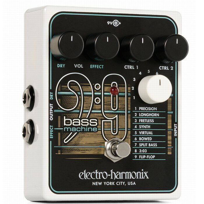 Electro-Harmonix BASS9 Bass Machine エレクトロハーモニクス ギター用ベースサウンド シミュレーター