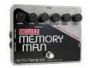 U2 の The Edge も使用するアナログ・ディレイの名機 Deluxe Memory Man は、高品質で希少な BBD素子を採用することでウォームでリッチなサウンドを実現しました。また、アナログ・ディレイとしてはもちろん、切替式のコーラス／ヴィブラート機能も搭載しています。ギターやベースその他の楽器にも幅広く使用可能です。 ・Delay Time最大550mS ・Chorus/Vibrato Select Switch ・Effect Output ・Direct Output ・True Bypass ・電源：24V DCセンタープラスアダプター JP24DC-100（付属）