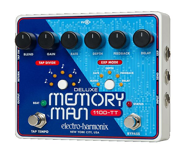 Electro-Harmonix Deluxe Memory Man 1100-TT エレクトロハーモニクス アナログディレイ/タップテンポ