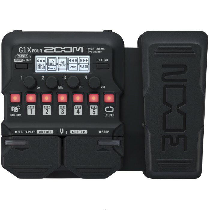 Zoom G1X FOUR Guitar Multi Effects Processor ズーム マルチエフェクター