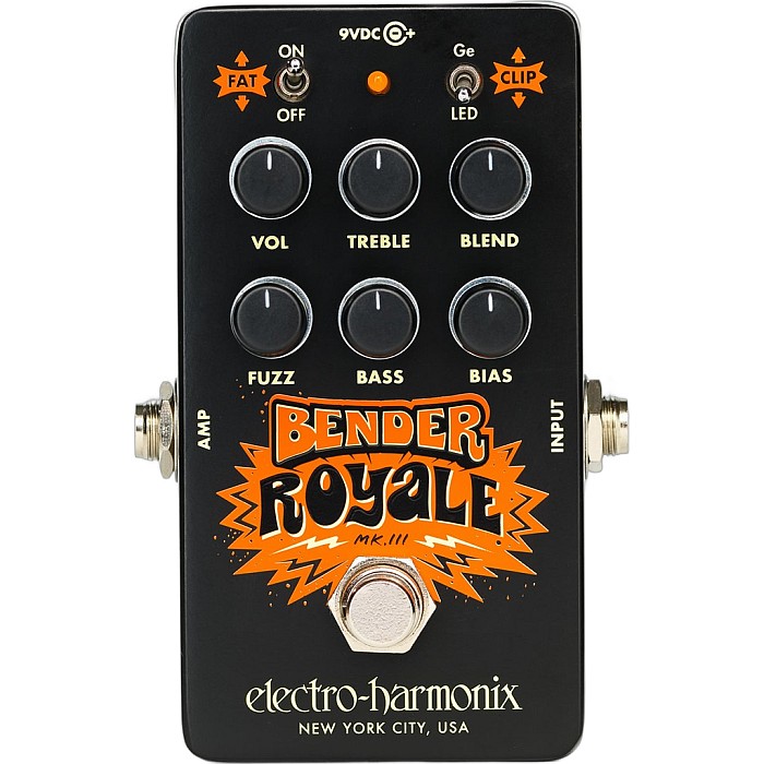 Electro-Harmonix Bender Royale Germanium Fuzz エレクトロハーモニクス ファズ｜ギターパーツの店・ダブルトラブル